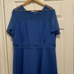 Royal Blue A-Line Dress -Size 18/20